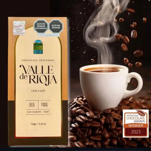 [VR 55 CAFE] Chocolate 55% cacao con café 70g