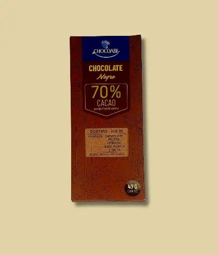 [ABISEO ICS] Chocolate Dark 70% Cacao ICS95 47g