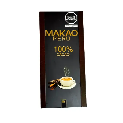 Chocolate Makao 100% Cacao 90G