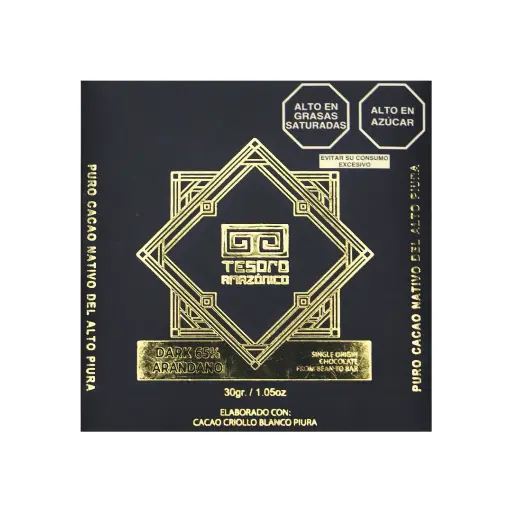 Piura Dark 65% Arándanos 30G
