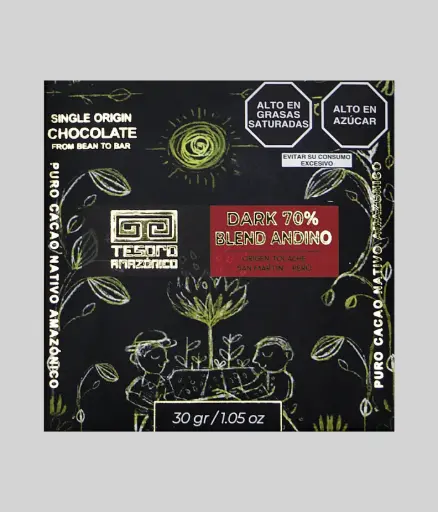Chocolate San Martin 70% Blend Andino 30g